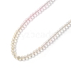 Bling Glass Round Beaded Necklace for Women NJEW-PH01490-01-2