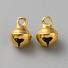 Brass Bell Charms KK-WH0079-70D-G-1