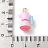 Alloy Enamel Pendants AL-CBA02ED-02G-B-3