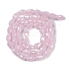 Opaque Solid Color Electroplate Glass Beads Strands LS-EGLA-N013-J8mm-B01-2