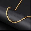 Alloy Rope Chain Necklaces for Women WGC39CD-27-1