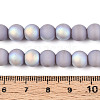 Frosted Opaque Glass Beads Strands LS-GLAA-T032-P8mm-MBB07-4
