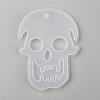 Halloween DIY Skull Pendant Silicone Molds DIY-P006-41-3