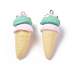 Handmade Polymer Clay Pendants PORC-TAC0001-01B-1