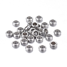 201 Stainless Steel Spacer Beads STAS-K200-07P-D