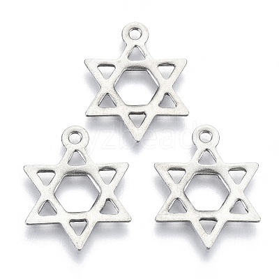 Non-Tarnish 201 Stainless Steel Pendants X-STAS-R116-039-1