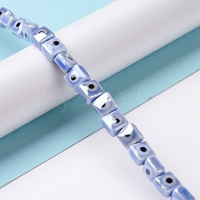 Handmade Porcelain Ceramic Beads Strands LAMP-B021-06H-1