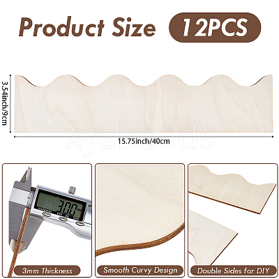 12Pcs Plywood Eaves Tile DIY-CP0013-27D-1
