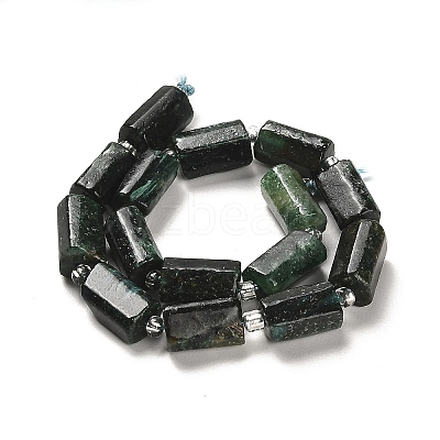 Natural Fuchsite Beads Strands G-N327-06-35-1