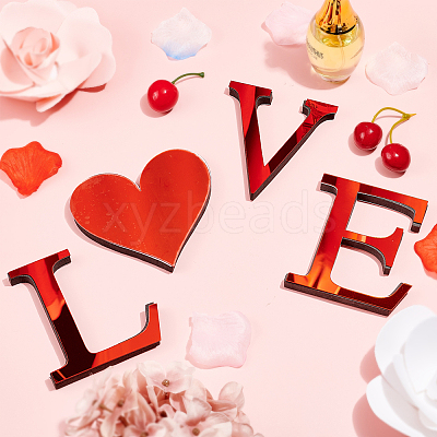 Acrylic Mirror Wall Stickers Decal DIY-CN0001-13B-O-1