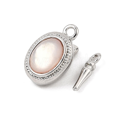 Dyed Natural Shell Box Clasps SH-CBAFA4F-04P-1