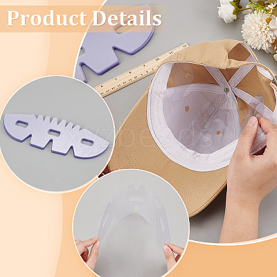 Resin Hat Shaper Insert for Baseball Caps FIND-WH0126-703B-1