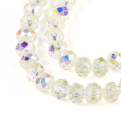 Transparent Glass Beads Strands EGLA-N016-4mm-05-1
