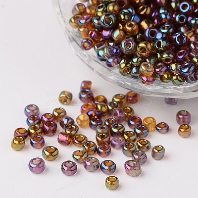 (Repacking Service Available) Round Glass Seed Beads SEED-C016-3mm-176-1