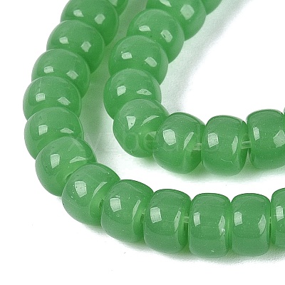Imitation Jade Glass Beads Strands GLAA-NH0002-A01-B03-1