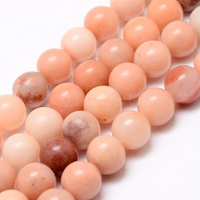 Natural Pink Aventurine Beads Strands LS-G-P257-05-8mm-1
