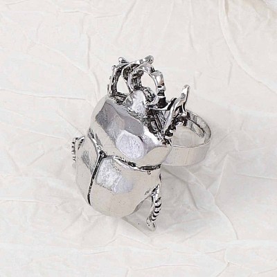 Adjustable Zinc Alloy Finger Rings FS-WG50FDE-04-1