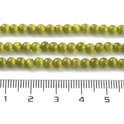 Cat Eye Beads Strands CE-F022-4mm-04-1