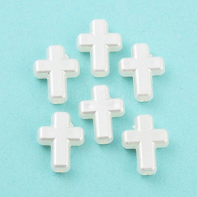 ABS Plastic Imitation Pearl Bead MACR-K350-12-1