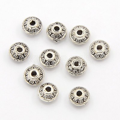 Tibetan Style Spacer Beads X-TIBEB-E033-AS-1