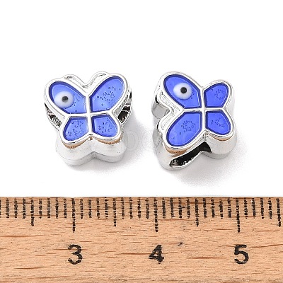 CCB Plastic Enamel European Beads CCB-G018-02J-1