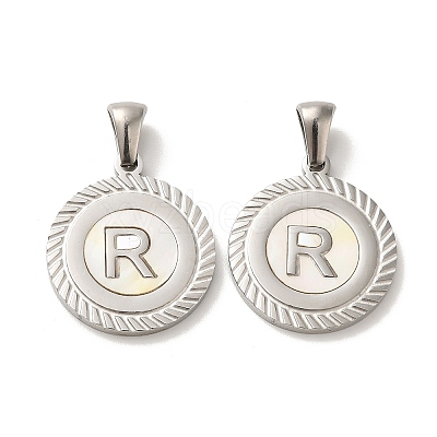 304 Stainless Steel Pendants STAS-I204-R-P-1