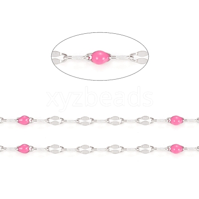 Handmade 304 Stainless Steel Dapped Chains CHS-D026-16N-P-1