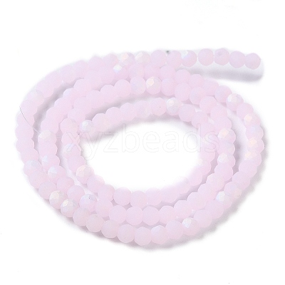 Imitation Jade Glass Beads Strands X-EGLA-A034-J3mm-MB02-1