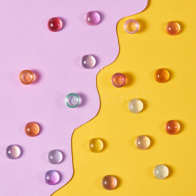 Czech Glass Cabochons GLAA-CJ0001-14-1