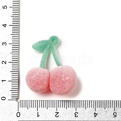 Flocky Resin Pendants FIND-I044-28-1