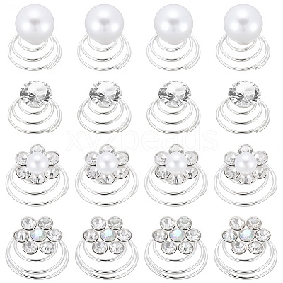 Spiral Hair Pin Coil Iron Hair Accessories OHAR-SP0001-12A-1
