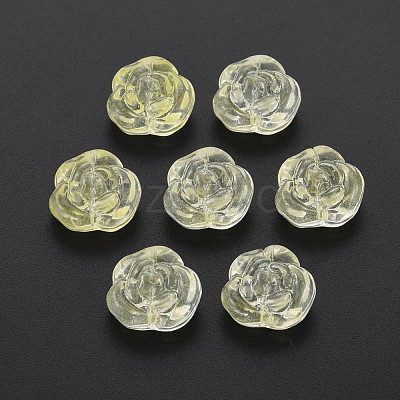 Transparent Baking Paint Glass Beads X-GLAA-S190-022-A09-1