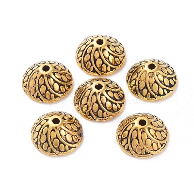 Tibetan Style Bead Caps GLF0535Y-1