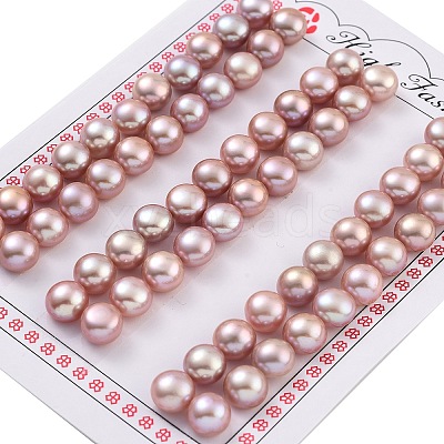 Grade 6A Natural Cultured Freshwater Pearl Beads PEAR-N018-6A-8085C-1