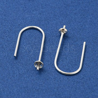 925 Sterling Silver Earring Hooks STER-NH0001-40S-1