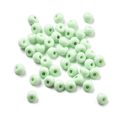 Acrylic Imitation Pearl Beads OACR-D300-01B-1