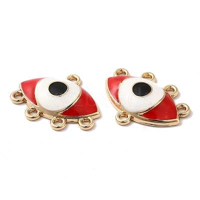 Alloy Enamel Chandelier Component Links PALLOY-E027-VF707-2-1