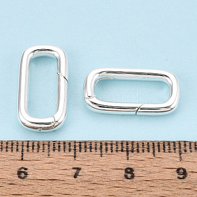 Brass Spring Gate Rings KK-WH20009-01S-A-1