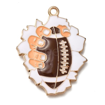 Alloy Enamel Pendants ENAM-Z021-01B-1