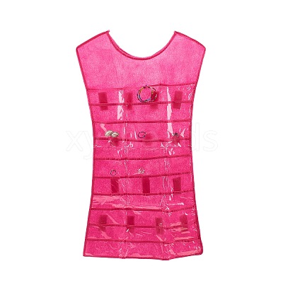 Non-Woven Fabrics Jewelry Hanging Display Bags LS-AJEW-C013-01B-1