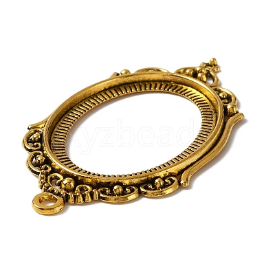 Zinc Alloy Pendant Cabochon Settings FIND-WH050-70AG-1