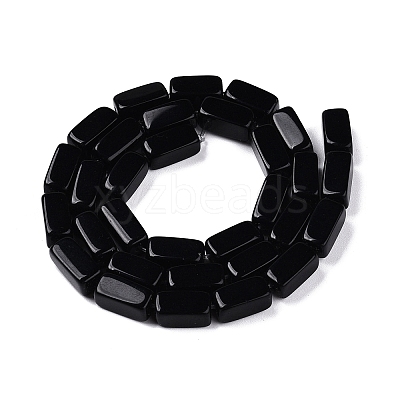 Natural Obsidian Beads Strands G-Q974-10-1-1