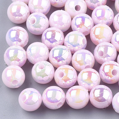 Plastic Beads OACR-S027-6mm-10-1