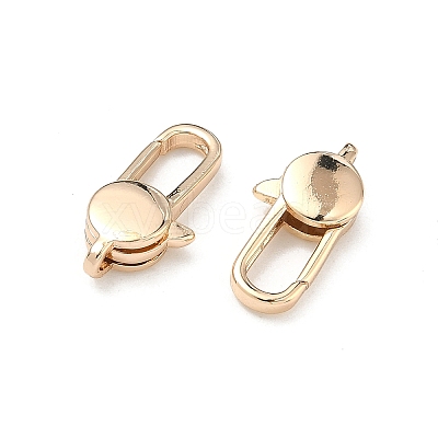 Brass Lobster Claw Clasps KK-G557-21G-1