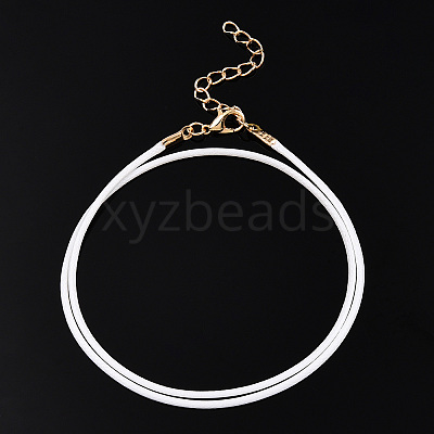 Waxed Cotton Cord Necklace Making MAK-YWC0001-01KC-02-1