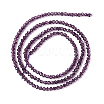 Transparent Glass Beads Strands GLAA-C019-01A-22-1
