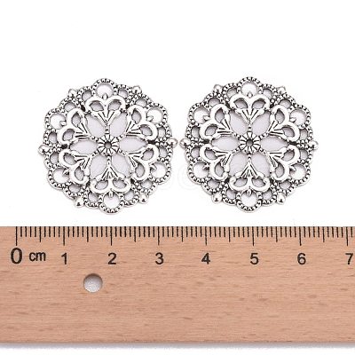 Tibetan Style Filigree Joiners Links X-TIBE-A11623-AS-LF-1