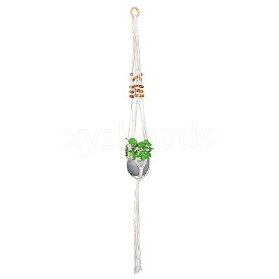 Cotton Macrame Plant Hangers AJEW-WH20072-57B-1