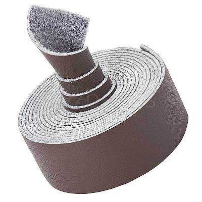 Flat Microfiber Imitation Leather Cord LC-WH0006-07B-03-1