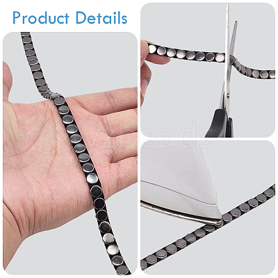 2 Yards Stainless Steel Nailhead Trim OCOR-GF0005-80-1